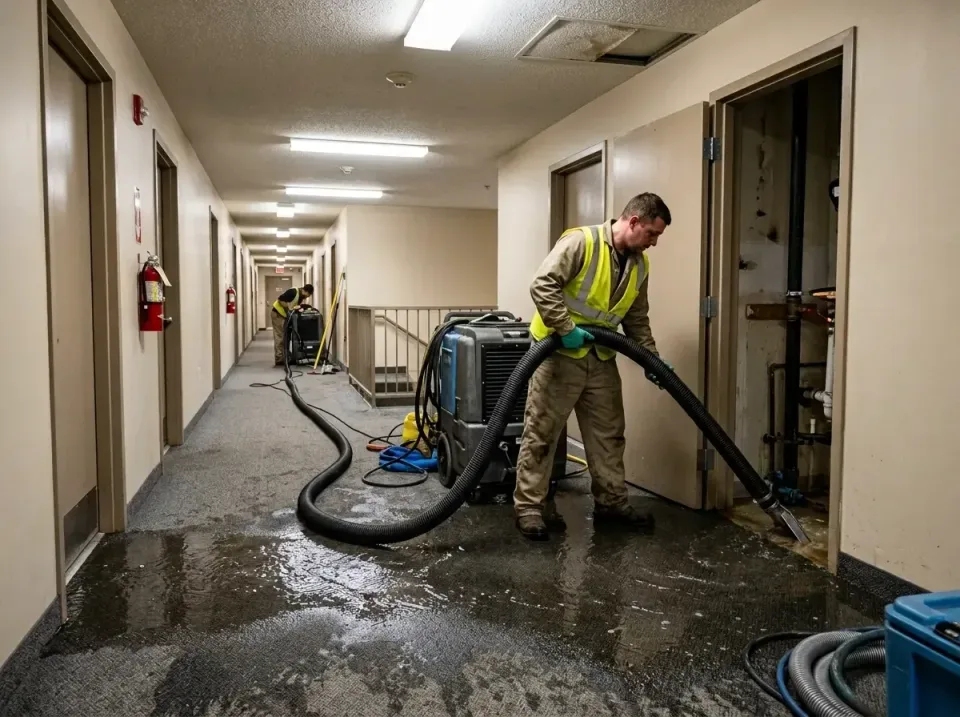 multi-unit-apartment-hallway-f-005 — frequently asked questions, Emergency Burst Pipe Water Extraction & Removal in Snowmass…